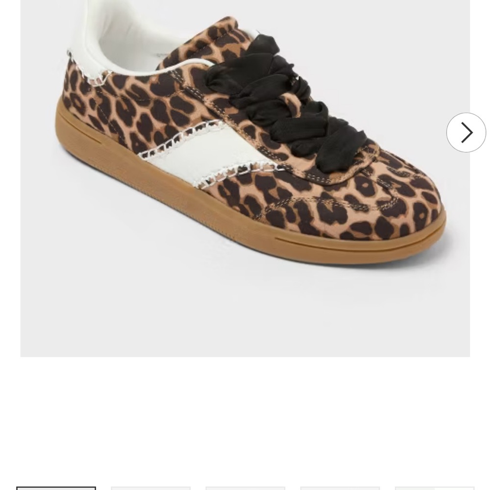 Universal Thread Leopard Print Sneakers with Black Accents NWT - Picture 14 of 16